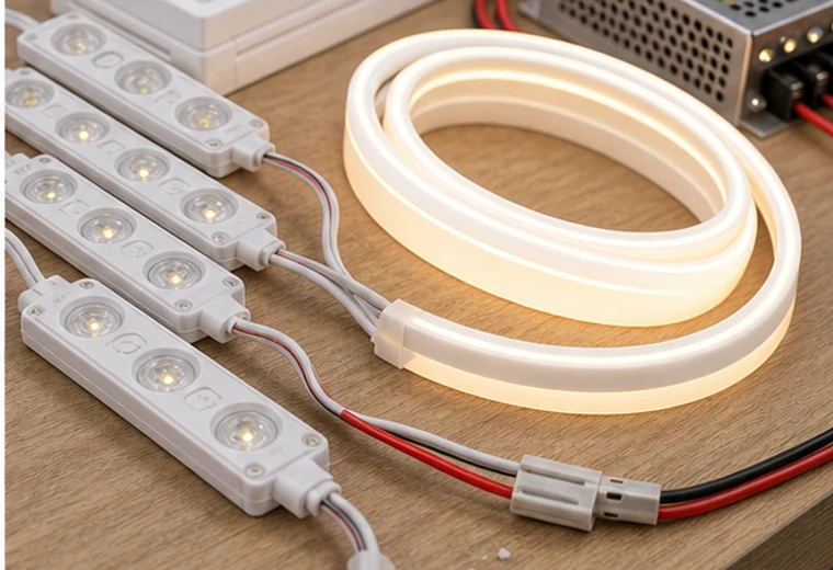 LED-модули и гибкий неон для вывесок